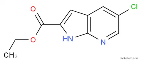 Molecular Structure of 1083181-28-5 (Ethyl 5-chloro-7-azaindol...)
